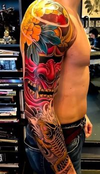 <<Check out more Japanese tattoos #tattoomenow #tattooideas #tattoodesigns #tattoos #japanese