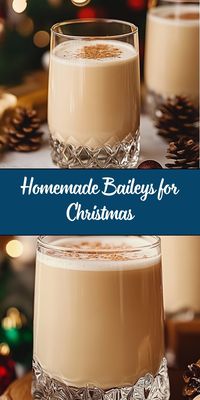 This homemade Baileys Irish Cream recipe is a festive, creamy, and indulgent holiday drink, perfect for sharing with friends and family during Christmas! With hints of chocolate, coffee, and vanilla, this easy-to-make liqueur is a great addition to coffee, cocktails, or enjoyed on its own over ice. It makes a wonderful, heartfelt Christmas gift, too.