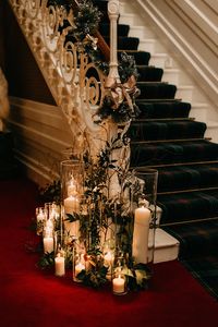 Brass Gold, Forest Green and Blush Castle Wedding in Scotland: Ruth & Colm