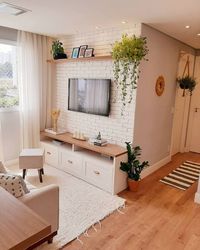 Mesmo morando em apartamento o pequeno é totalmente possível decorar a sala! Veja estas 50 ideias!