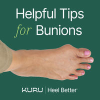 Learn More on how you can prevent bunion pain. 🦶

KURU shoes feature extra wide-toe boxes for a roomy metatarsal fit—allowing your bunions to lie flat and live their best lives. #BunionTips #BunionShoes