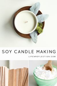 Soy Candle Making - Everything You Always Wanted to Know! #candlemaking l natural home