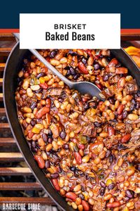 Brisket Baked Beans - Use up all those burnt ends and brisket trimmings in this recipe. Sweet, salty, smoky, and, above all, meaty, these are everything you hunger for in baked beans—and more.