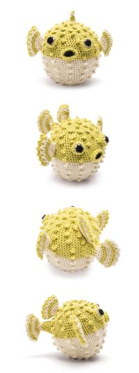 Puffer fish. Free crochet pattern amigurumi