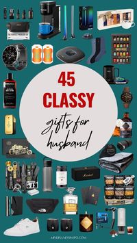 Discover 45 classy Amazon gift ideas for men that are affordable yet impressive. Find creative, unique and good gifts for husband. Gift guide for him | Best gifts for men