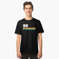 Get my art printed on awesome products. Support me at Redbubble #RBandME: https://www.redbubble.com/i/t-shirt/BE-PROUD-by-being-part-of-the-pride-by-miss-Flower/49997593.IJ6L0?asc=u