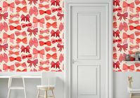 Beautiful Bows, Bright Pink wallpaper ➡ 100% PVC-free and non-toxic