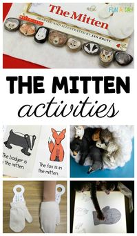 10 The Mitten activities for your preschool classroom! #WinterActivities #FunADay #Preschool #PreschoolActivities #Preschoolers