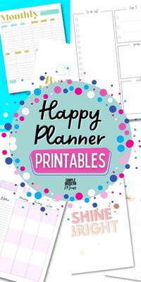 Are you looking for more ideas to improve your Happy Planner? These Happy Planner Printables are what you need. Now, you can make your planner more functional, organized, and stylish, too.