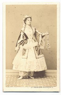 photographer: Dr Heid H. és Ronniger F. - Pest / Hungary ca: 1866 - 70 - fancy dress !