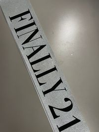 Super Cute and Festive Sparkling Silver + Black Birthday Sash. For anyones 21st birthday or any age fully customizable!