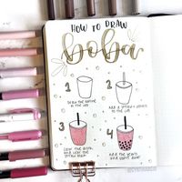 Cynthia 🍵 on Instagram: “How to draw boba ✨ • Do you call this drink boba, bubble tea, pearl tea, or something else? I call it boba, but I’ve heard it called all of…”