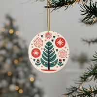 Create stunning decorations for the holiday season and beyond with these customizable ornaments. Made with durable ceramic, these ornaments feature a two-sided print. Offer 4 shapes and bundles of 1, 3, 5, 10 pieces to cover all your gift giving needs. .: Same design printed front and back .: Material: 100% Ceramic .: Available as a single ornament and in bundles of 3, 5 or 10 pieces .: Glossy finish .: Four shapes to choose from .: Includes gold string for hanging