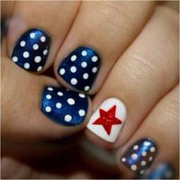 nail art designs for beginners | ... - 4th Of July Nail Art Designs, Supplies & Galleries For Beginners