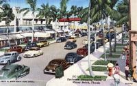 1950's - Lincoln Road shops before they malled Lincoln Road photo ...