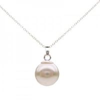 large pearl wedding pendant for a bride or bridesmaids £17.99