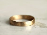 A rustic gold wedding band. 18k. Lulu  http://www.etsy.com/listing/105743280/a-rustic-gold-wedding-band-18k-lulu