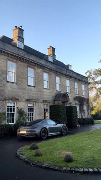 Old money aesthetic rich porsche English countryside