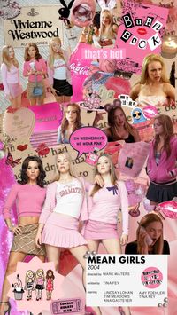 idrk why i made this #meangirls #meangirlsmoodboard #hotpink #pinkaesthethic #thatssofetch