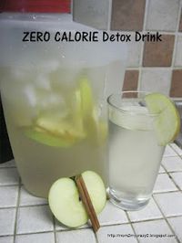 Apple Cinnamon Water. You will drop weight and have TONS OF ENERGY! I need to Pin this for the ENERGY!!!