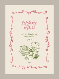 Vector elegant anniversary invitation te... | Premium Vector #Freepik #vector