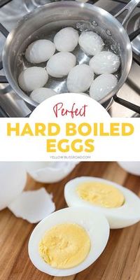 Learn how to make hard boiled eggs in just a few simple steps. Get those perfectly firm whites and creamy yellow centers every time you boil eggs!