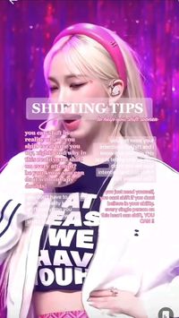 cr: agustdrs on #tiktok | #shifting #tips