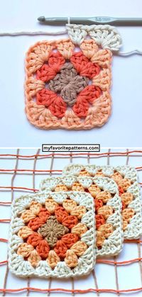 Easy Granny Square Crochet Pattern for Beginners