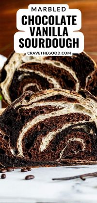 Double Chocolate Vanilla Swirl Sourdough Bread