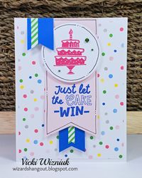 Wizard's Hangout: It's Somebody's Birthday Card Set with Something Fierce Papers