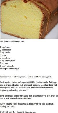 Pound Cake by Eva