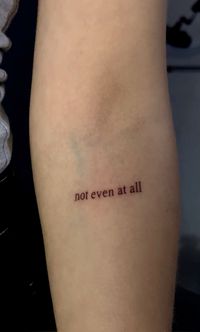 Not even a little bit, not even at all #10thingsihateaboutyou #moviequote #10tihay #ttihay #heathledger #movietattoo