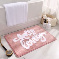 PRICES MAY VARY. SIZE & SURFACE: 19.6x27.5INCH. 100% polyester microfiber material, together with our unique technical process, with a soft pile, it is silky smooth. MANY PLACES TO USE: This hot pink bath mat can be applied to most home areas, such as the bathroom, shower, tub, apartment, living room, doorway, kitchen, hallway, bedroom, and balcony. Great as a gift for family and friends at Christmas, Mothers Day, Valentine's, and Wedding. STRONG ABSORBENT: Constructed of high grade microfiber m