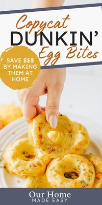 20-minute copycat Dunkin' Egg Bites