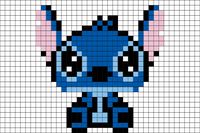 Stitch Disney Pixel Art – Brik Book