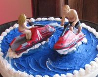 Jet ski wedding toppers