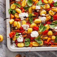 Sheet Pan Burrata Gnocchi