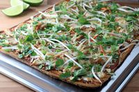 Keto Thai Chicken Flatbread Pizza Recipe [Easy & Delicious]