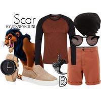 Scar by leslieakay on Polyvore featuring polyvore, Supply Lab, Illesteva, Coal, David Yurman, men's fashion, menswear, clothing, disney and disneybound