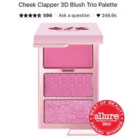 One Size Cheek Clapper 3d Trio In The Color Attention Seeker .This Blush Is Trending All Over Social Media & In This Color The Bright Pink .Sold Out For Weeks. True Bubblegum Pink Nwt