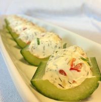 Keto cucumber bites are to die for with their yummy creamy filling! A great low carb snack that's perfect for a ketogenic diet!