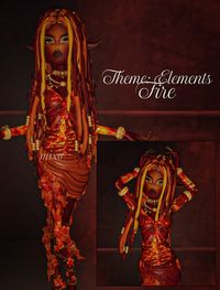 theme: elements #dresstoimpress #roblox #videogames #dti #dresstoimpressinspo #dtiinspo #elements #fire #fantasy