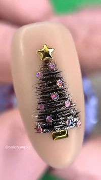 Get into the holiday spirit with these stunning Christmas nail designs! From glittery snowflakes to festive reindeer, this nail tutorial has everything you need to make your nails shine this season. Explore step-by-step instructions and creative ideas to glam up your nails for the holidays. Let's celebrate Christmas in style! 💅✨ #ChristmasNails #HolidayNailArt #NailTutorial #FestiveManicure #NailDesignIdeas #DIYnails Credit: @NailsByAmor