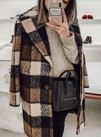 Plaid coat