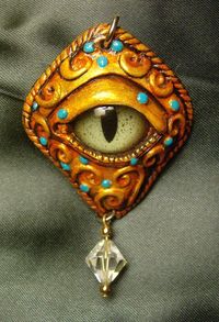 Dragon Eye Pendant by mistyscreations