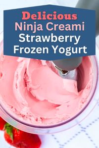 You’re going to love this frozen yogurt made with fresh strawberries. It’s a higher-protein treat that’s bursting with flavor!