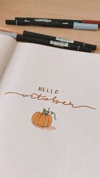 Bullet Journal October Spread Ideas | Halloween Bujo Ideas | Mood Tracker #bulletjournalideas #octoberbulletjournal