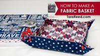 How to Make a Fabric Basket with Snaps by Tara Reed