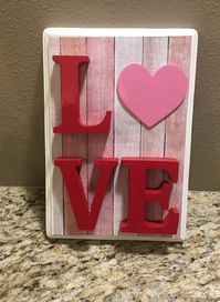 Valentine Plaque