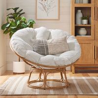 Better Homes & Gardens Papasan Chair, Cream Boucle - Walmart.com